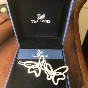 Genuine Swarovski Butterfly Hair Barette